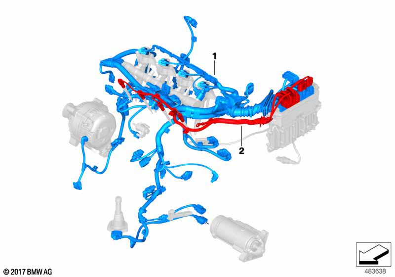жгут проводов двигателя