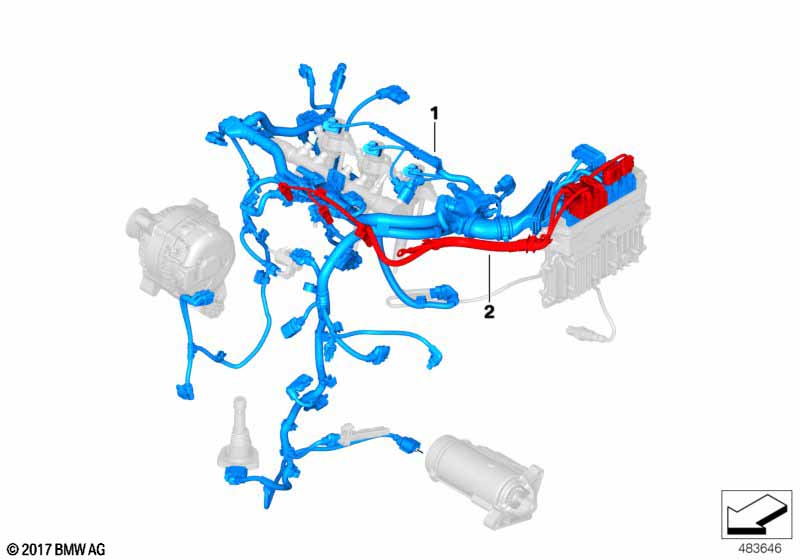 жгут проводов двигателя