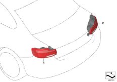 Компл.дооснащ.блока Зд фонарей Facelift