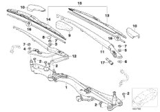 Детали стеклоочистителя