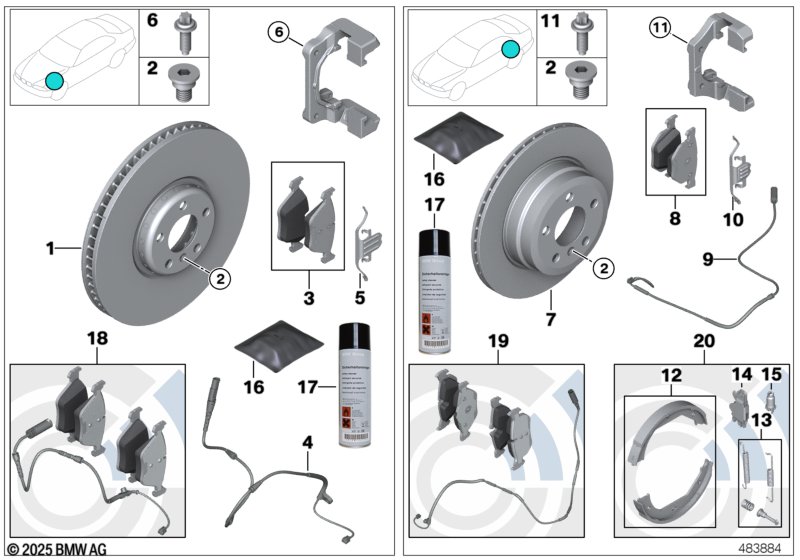 Торм. диск облегч. констр. вентилир. Л
