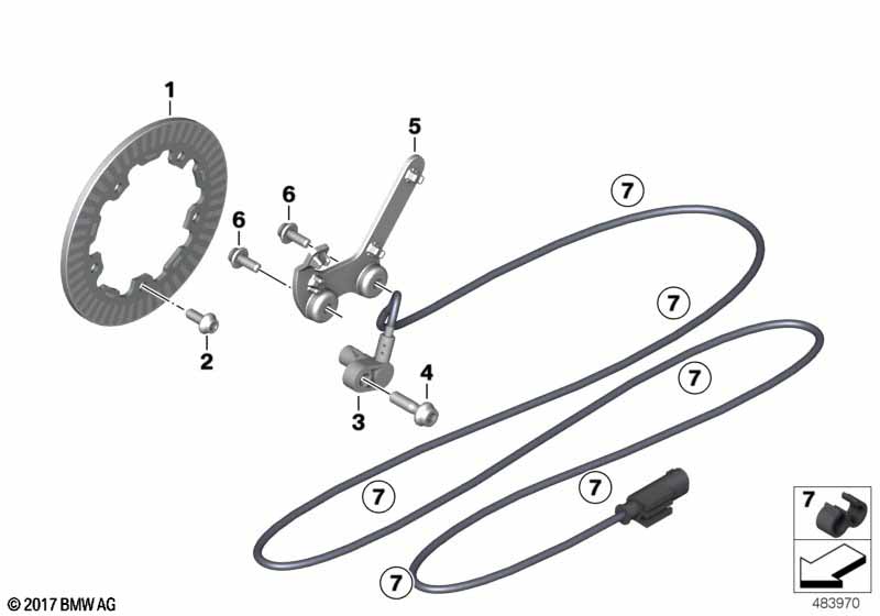 Датчик угловой скорости колеса