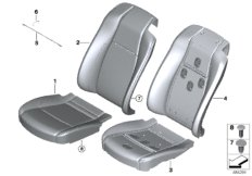 Набивка и обивка сид.с обогр.и вент.Пд