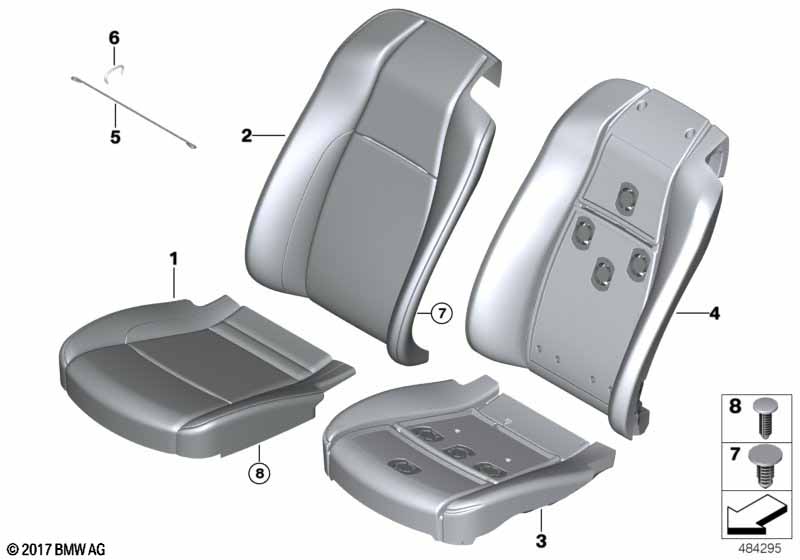 Набивка и обивка сид.с обогр.и вент.Пд