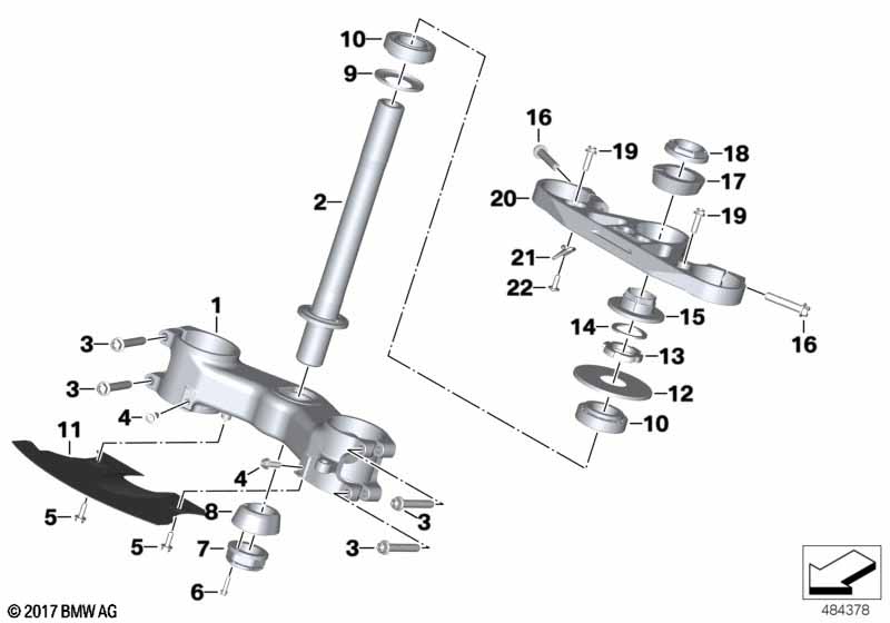перемычка вилки Нж / Вх