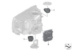 Электронные компоненты фары