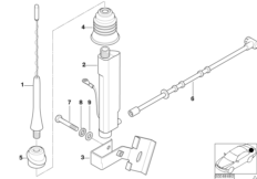 Детали антенны с коротким стержнем