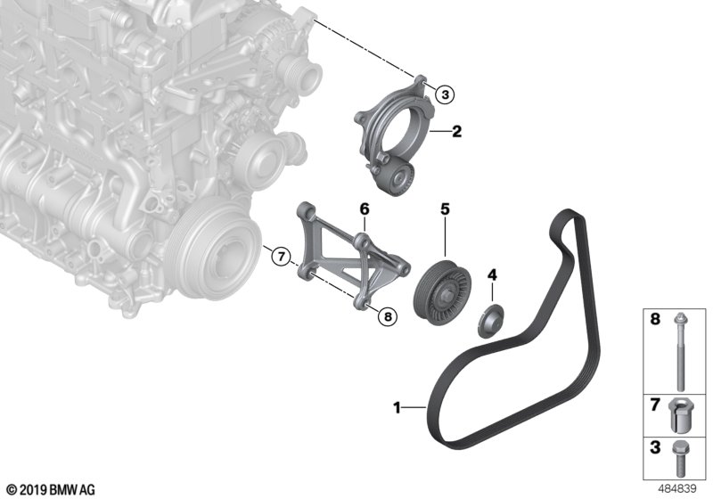 B37 шкив коленвала
