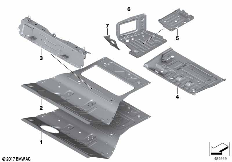 Дополнит.элементы пола багажника