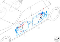 Жгуты проводов двери