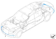 Пучки проводов бампера Пд/Зд