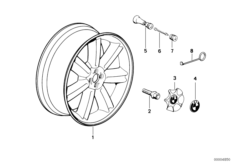 Дизайн со звездообр.спицами (диз.10)