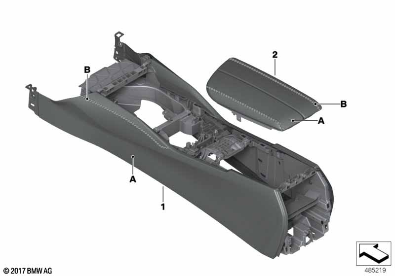 Individual центральная консоль кожа