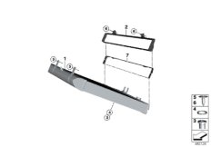 Элементы крепл.радиатора водян.охлажд.