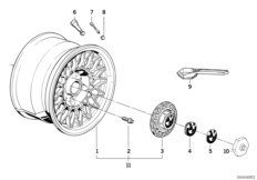 Дизайн с крестообраз.спицами (диз.5)