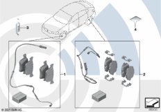 Сервисный к-т торм.колодки / Value Line