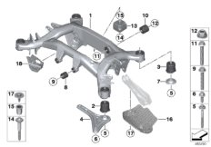 балка заднего моста