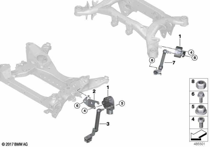 Датчик регулировки угла наклона фар