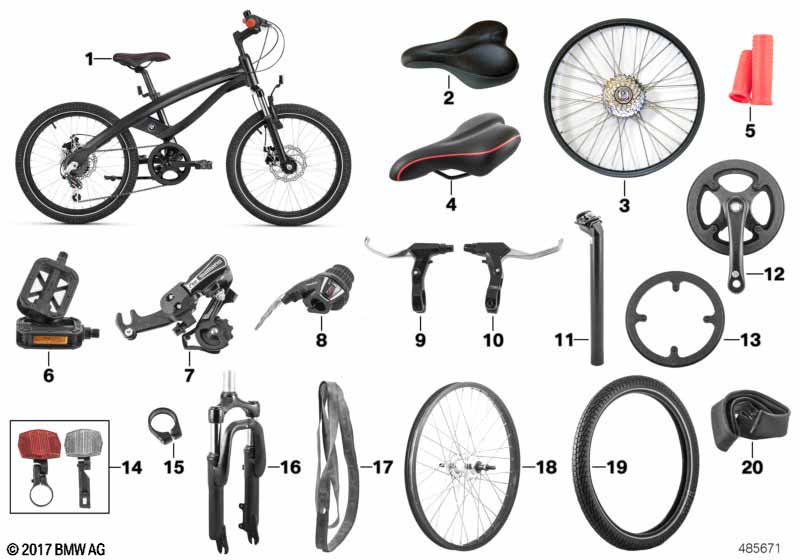 BMW запчасти - Junior Cruise Bike