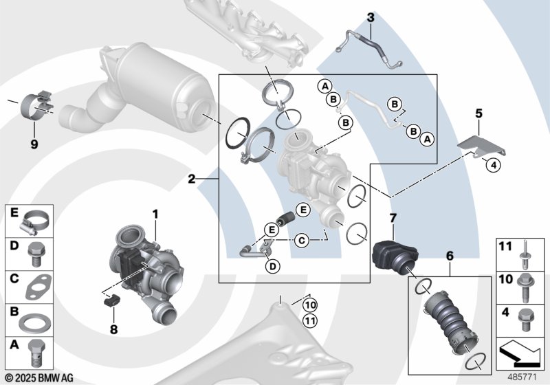 турбина 3.0D N57N F10F01NF30F25F07