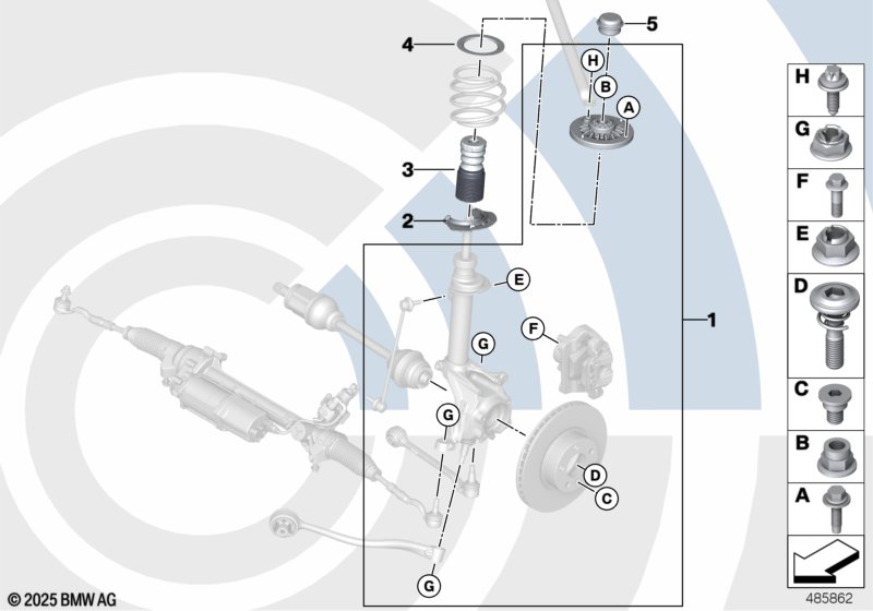 Ремкомплект опорного подшипника