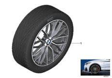 BMW л/с диск M Perf. сдвоенн.сп.405M-20"