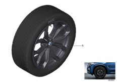 BMW лег.мет Y-образная спица 695 - 20"