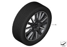 MINI кол.с л/с д.High Spoke 596 - 18"