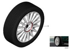 JCW кол.с л/с д.Rallye Spoke 536 - 19"