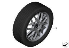 MINI кол.с л/с д.Cross Spoke R90 - 16"