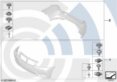 Монтажный комплект бампера