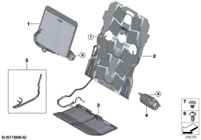 G-серия Массажный мат спереди слева