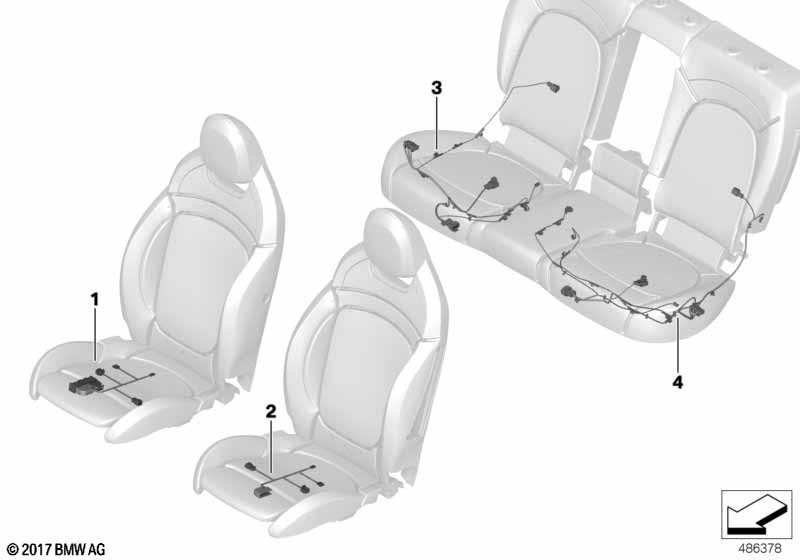 Провода cиденья