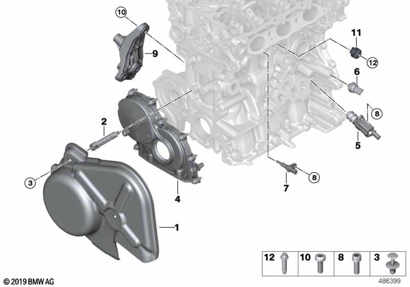 Блок цилиндров/дополнительные элементы