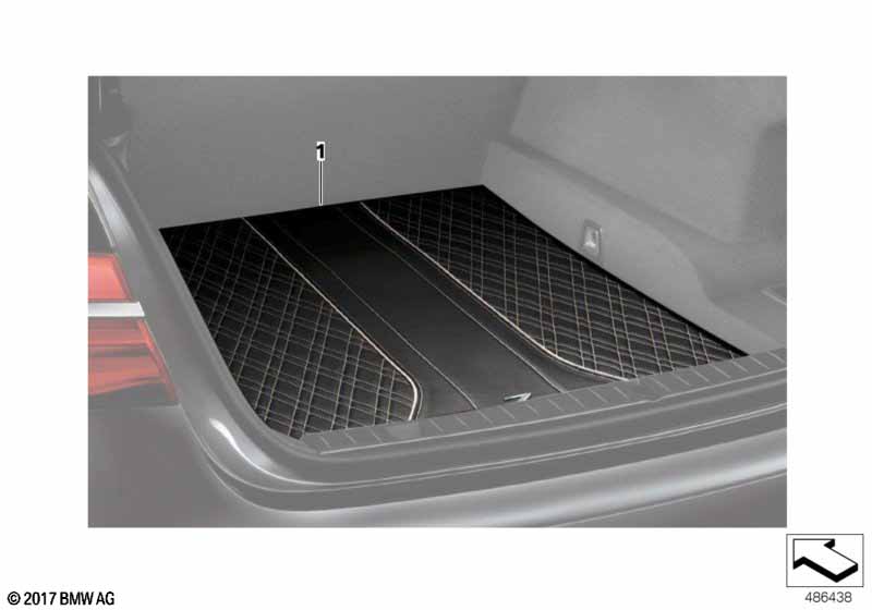 Коврик багаж.отсека иск.кожа Exclusive