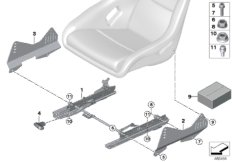 Сиденье Пд направляющая сиденья