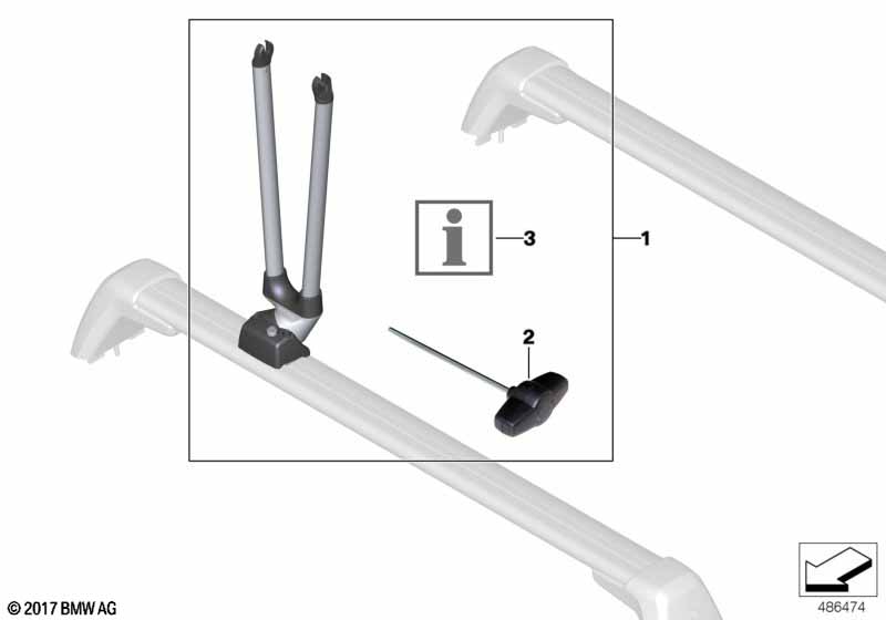 Держатель переднего колеса