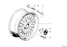 Кол.диск, легкоспл., ков., дизайн TRX-1
