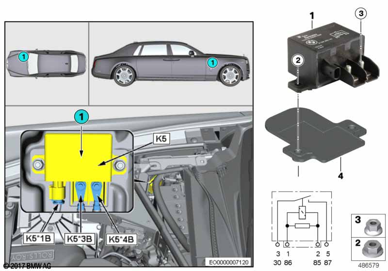 Реле электровентилятора 800/1000 Вт K5