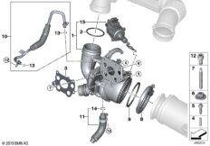 Турбонагнетатель со смазкой