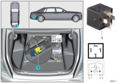 Реле пневматической подвески оси K1
