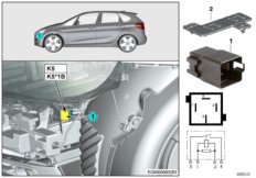 Реле электровентилятора двигателя K5