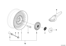 Дизайн с большим числом спиц (диз. 4)
