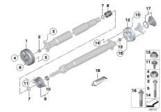 Эласт.муфта/пром.опора/закл.гайка