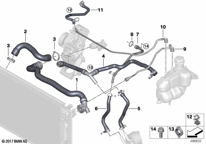 Шланги системы охлаждения