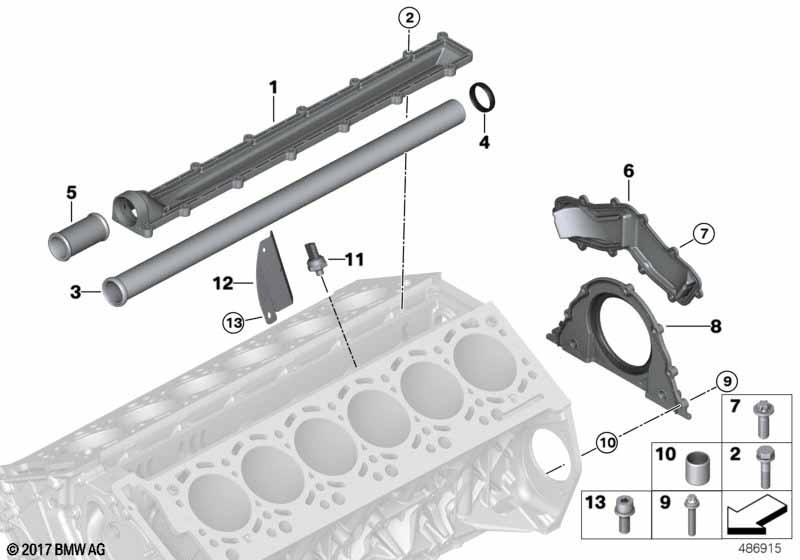 Болт с шестигранной головкой с шайбой
