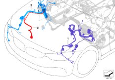 Рем.кабель основ.жгут проводов - впереди