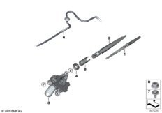 Детали очистителя заднего стекла