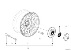 Дизайн с крестообраз.спицами (диз.8)