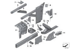 Колесная ниша/лонжерон